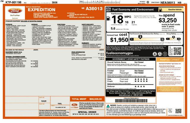 2022 Ford Expedition Limited for sale in Madison Heights, VA