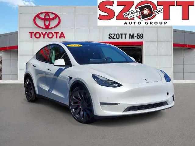 2021 Tesla Model Y Performance Dual Motor All-Wheel Drive for sale in Waterford, MI
