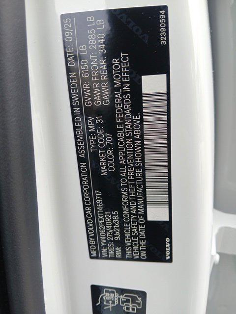 2026 Volvo XC90 Plus, B6 AWD Gas mild hybrid, Gasoline, Bright, 7 Seats