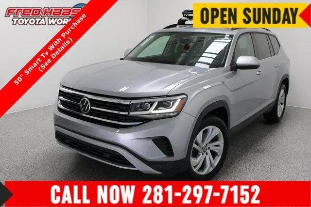 2021 Volkswagen Atlas 3.6L V6 SE w/Technology for sale in Spring, TX