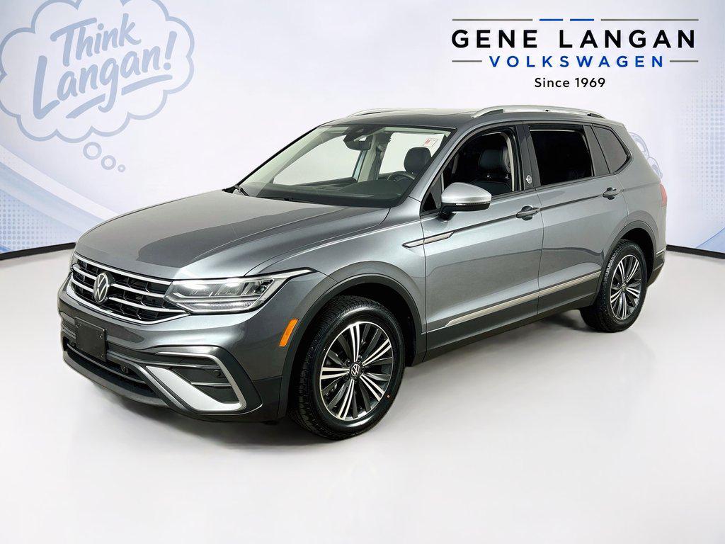 Platinum Gray Metallic 2024 Volkswagen Tiguan SUV / Crossover All-Wheel Drive Automatic