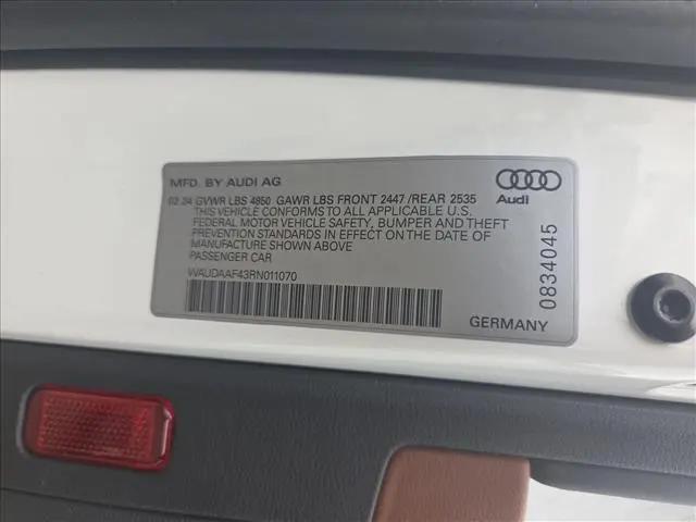 2024 Audi A4 Premium 45 TFSI S line quattro S tronic