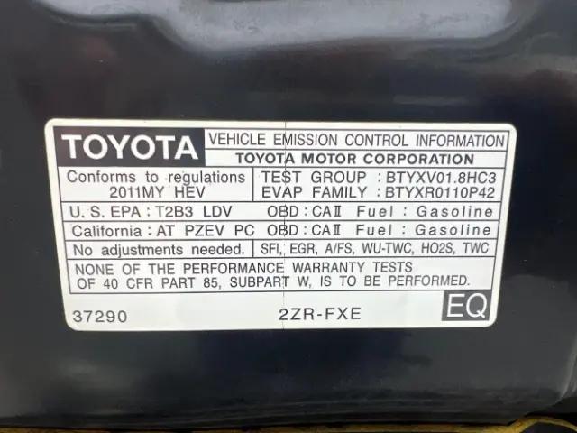2011 Toyota Prius One