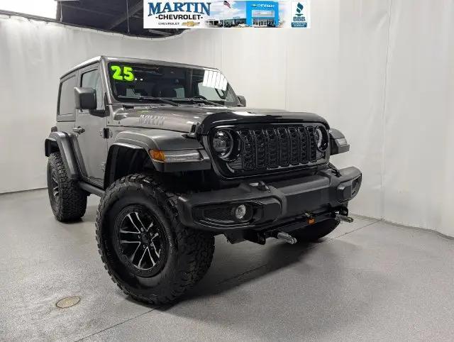 2025 Jeep Wrangler 2-Door Willys 4x4 for sale in Crystal Lake, IL