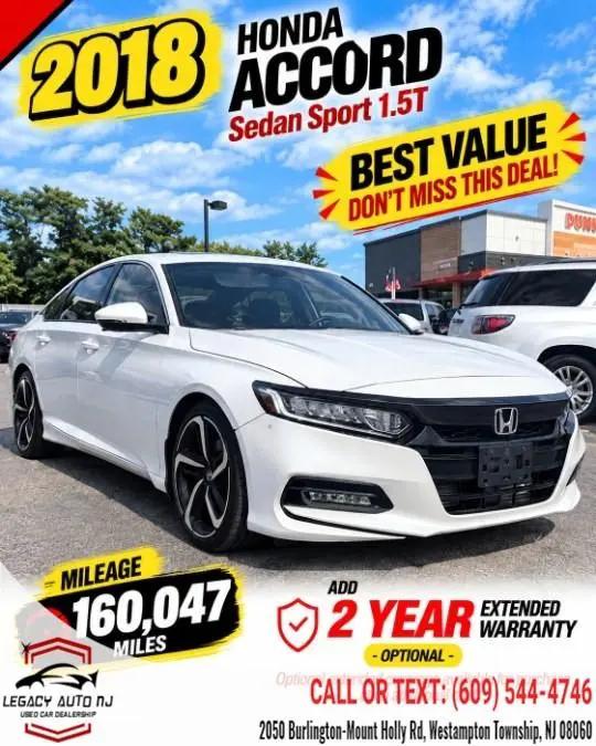 2018 Honda Accord Sport for sale in Westampton Township, NJ