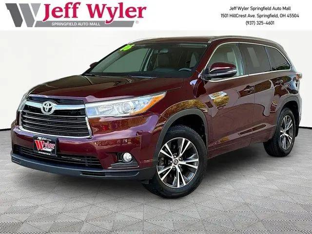 2016 Toyota Highlander XLE V6 for sale in Springfield, OH