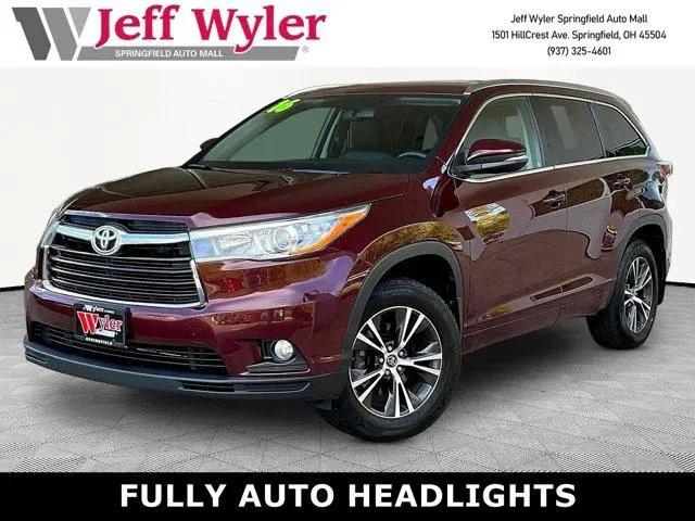 2016 Toyota Highlander XLE V6 for sale in Springfield, OH