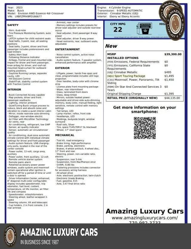 2023 Buick Envision Essence AWD for sale in Snellville, GA