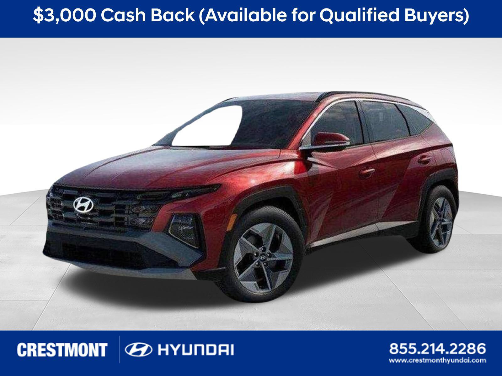 Ultimate Red 2026 Hyundai Tucson SUV / Crossover All-Wheel Drive 8-Speed Automatic Overdrive