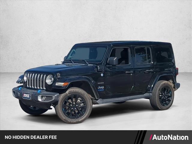 Used 2022 Jeep Wrangler 4xe Unlimited Sahara 4x4 Four Wheel Drive Sport Utility