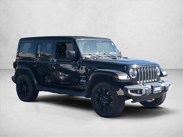 Used 2022 Jeep Wrangler 4xe Unlimited Sahara 4x4 Four Wheel Drive Sport Utility