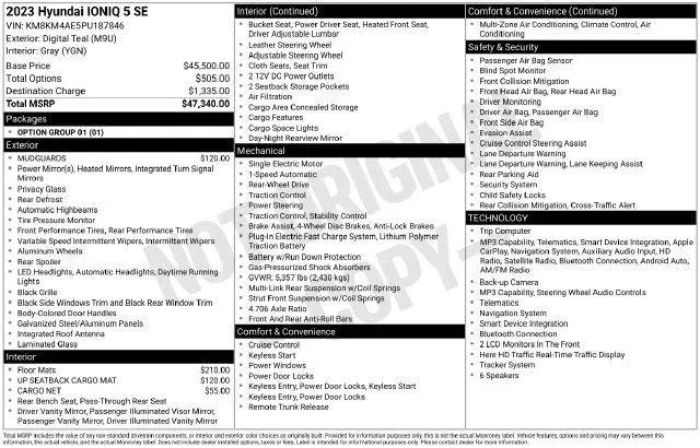 2023 Hyundai IONIQ 5 for sale near Dayton, OH