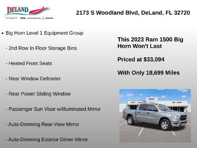 2023 Ram 1500 Big Horn Crew Cab 4x2 57 Box