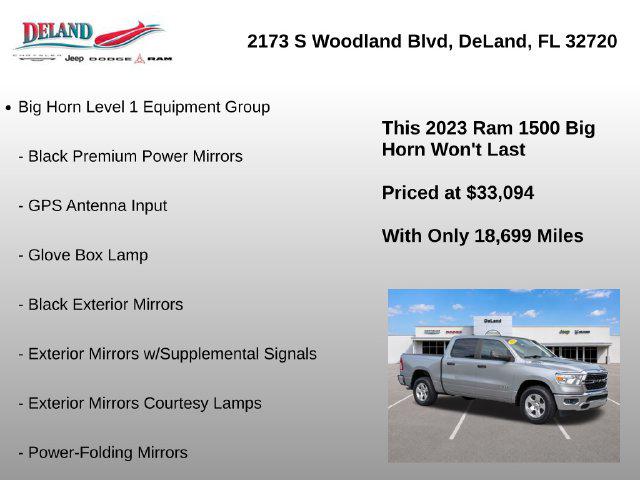 2023 Ram 1500 Big Horn Crew Cab 4x2 57 Box