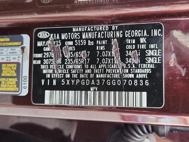2016 Kia Sorento 2.4L LX
