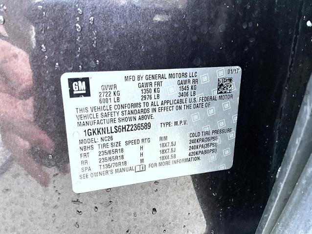 2017 GMC Acadia SLE-2