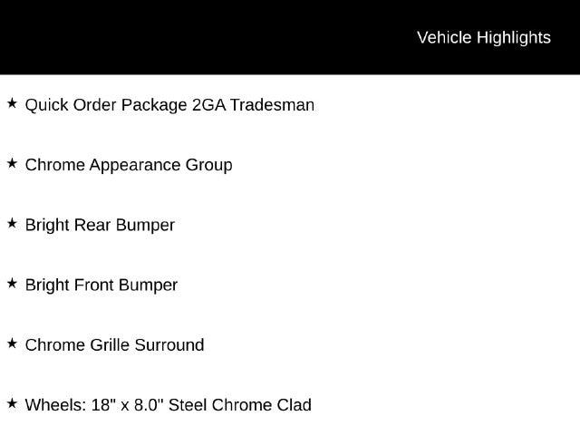 2021 Jeep Ram 2500 Tradesman Crew Cab 4x4 64 Box