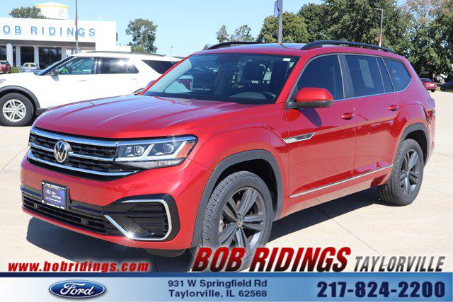 2021 Volkswagen Atlas 3.6 SE w/ Technology R-Line for sale in Taylorville, IL