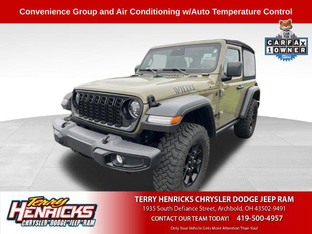 2025 Jeep Wrangler 2-Door Willys 4x4 for sale in Archbold, OH