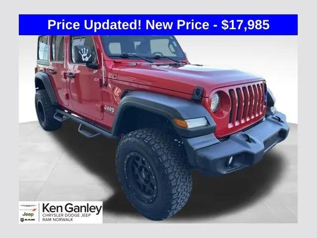 2018 Jeep Wrangler Unlimited Sport 4x4 for sale in Norwalk, OH