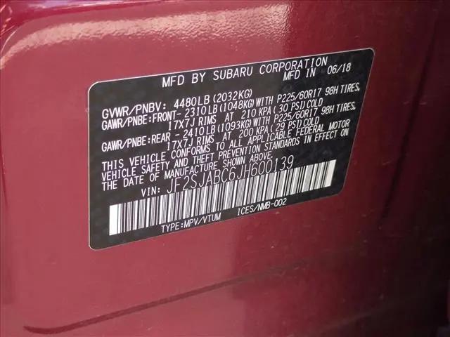 2018 Subaru Forester 2.5i