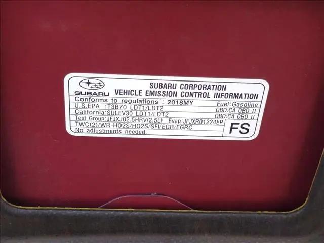 2018 Subaru Forester 2.5i