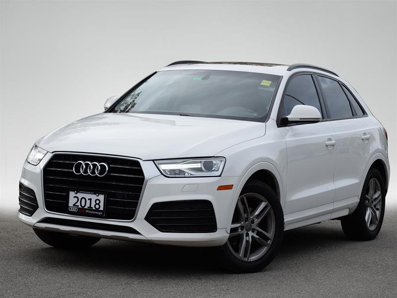 Cortina White 2018 Audi Q3 SUV / Crossover Front-Wheel Drive Automatic