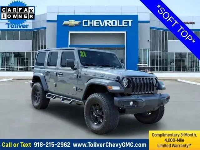 2021 Jeep Wrangler Willys 4x4 for sale in McAlester, OK
