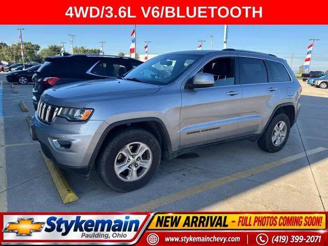 2017 Jeep Grand Cherokee Laredo 4x4 for sale in Paulding, OH