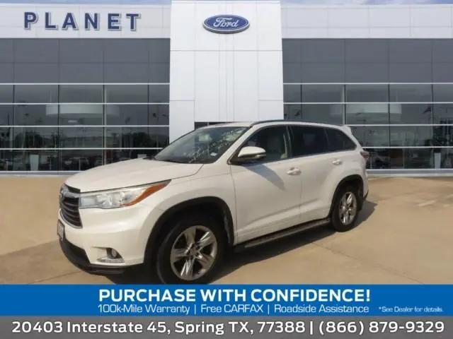 2015 Toyota Highlander Limited V6 for sale in Spring, TX