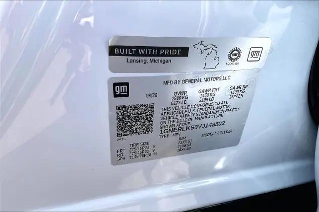 2027 Chevrolet Traverse FWD RS