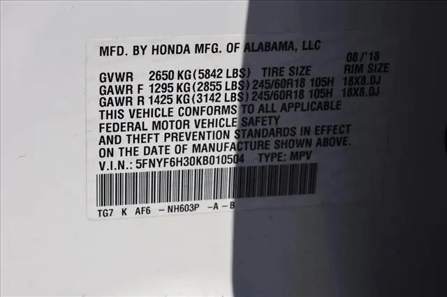2019 Honda Pilot EX