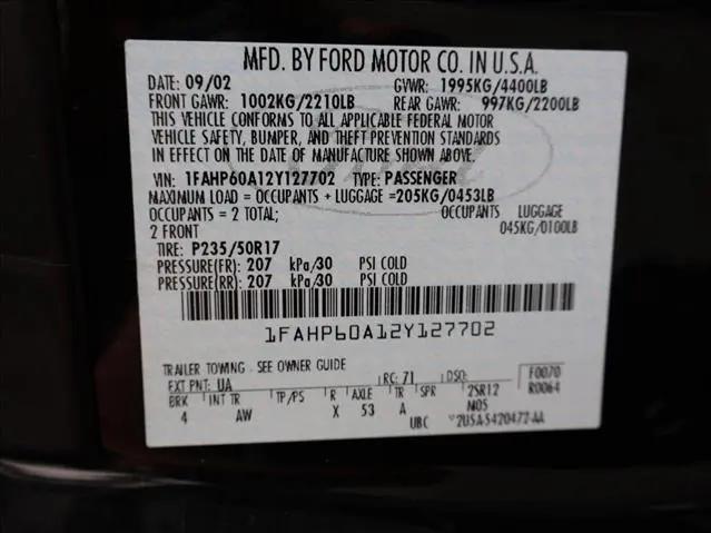 2002 Ford Thunderbird Premium