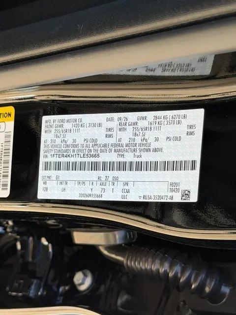 2026 Ford Ranger LARIAT