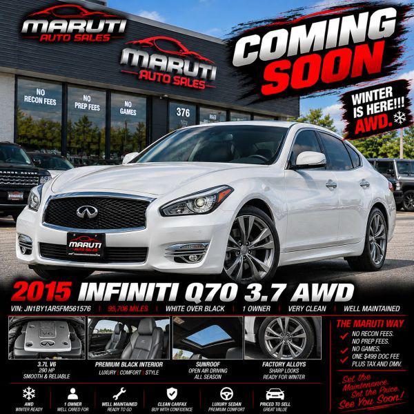 2015 INFINITI Q70 3.7X for sale in East Brunswick, NJ