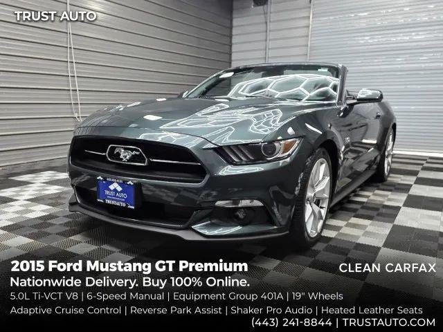 2015 Ford Mustang GT Premium for sale in Sykesville, MD