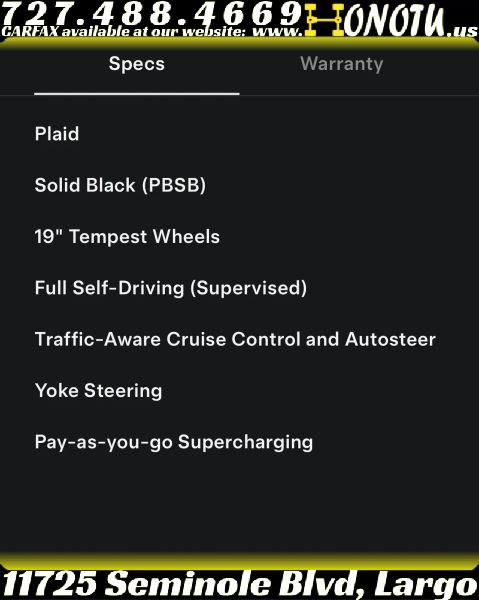 2023 Tesla Model S Plaid Tri Motor All-Wheel Drive