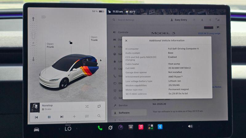 2025 Tesla Model 3 Long Range Rear-Wheel Drive