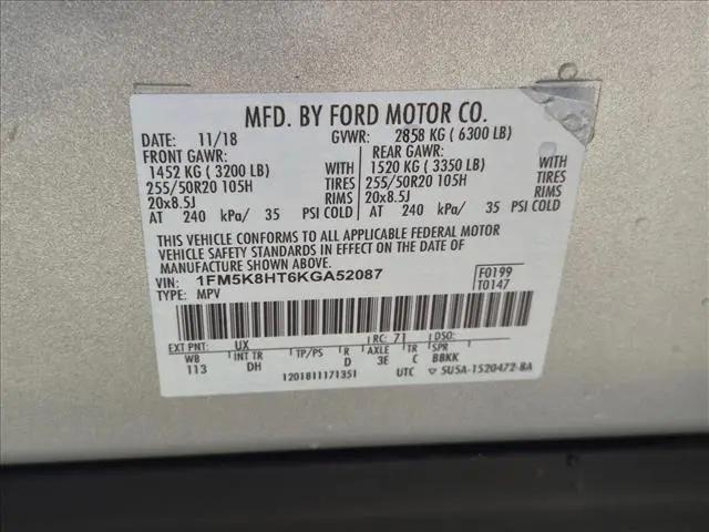 2019 Ford Explorer Platinum