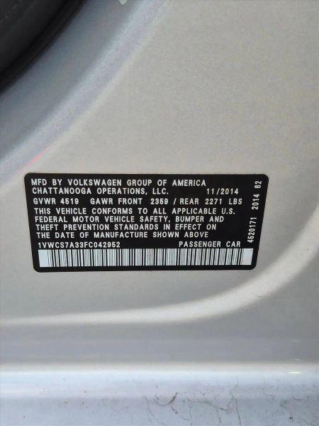 2015 Volkswagen Passat 1.8T SEL Premium