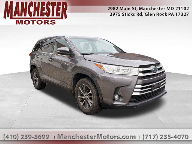 2019 Toyota Highlander Hybrid XLE for sale in Manchester, MD