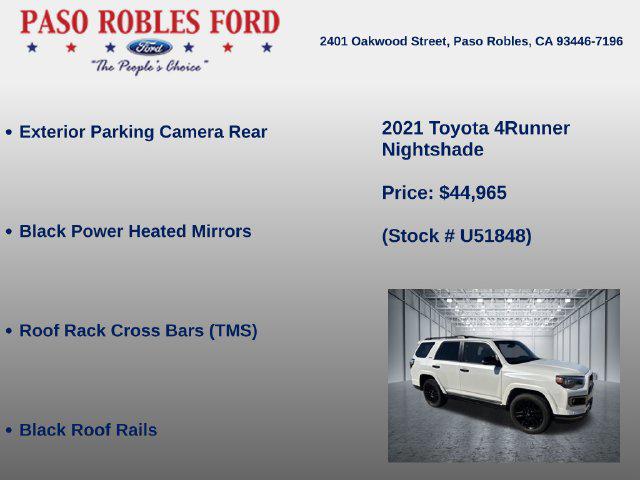 2021 Toyota 4Runner Nightshade Special Edition