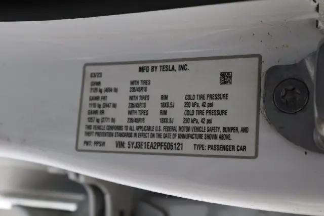 2023 Tesla Model 3 Rear-Wheel Drive