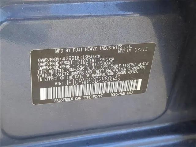 2013 Subaru Impreza 2.0i Sport Limited
