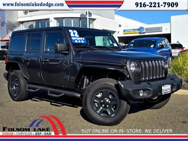 2022 Jeep Wrangler Unlimited Sport 4x4 for sale in Folsom, CA