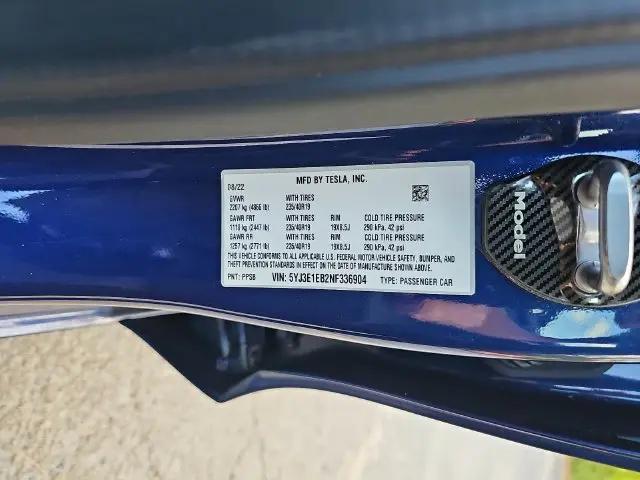 2022 Tesla Model 3 Long Range Dual Motor All-Wheel Drive