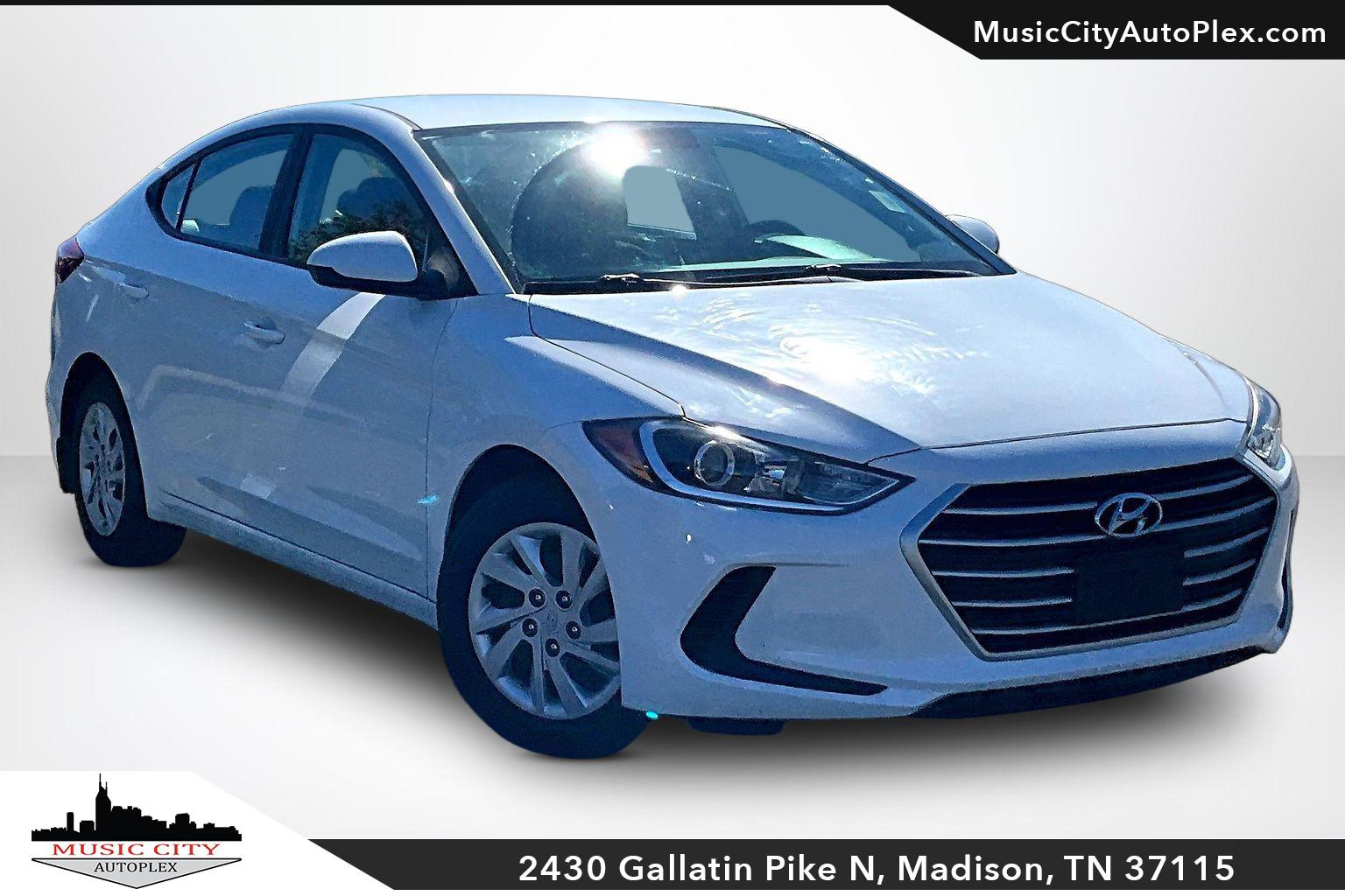 Quartz White Pearl 2018 Hyundai Elantra Sedan Front-Wheel Drive Manual