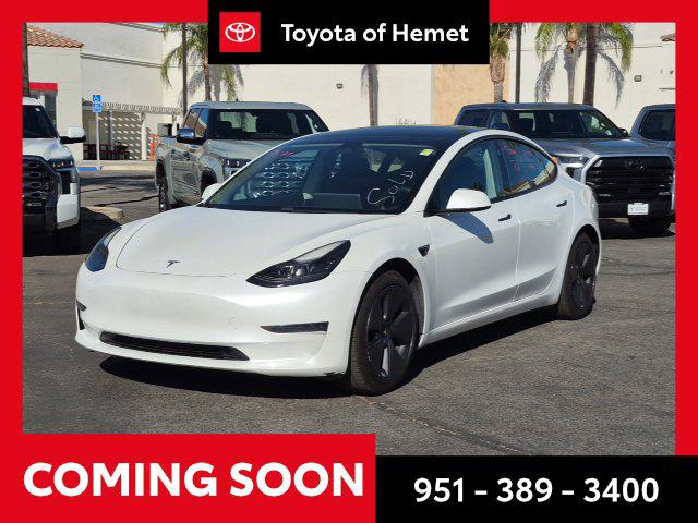 2021 Tesla Model 3 Standard Range Plus Rear-Wheel Drive for sale in Hemet, CA