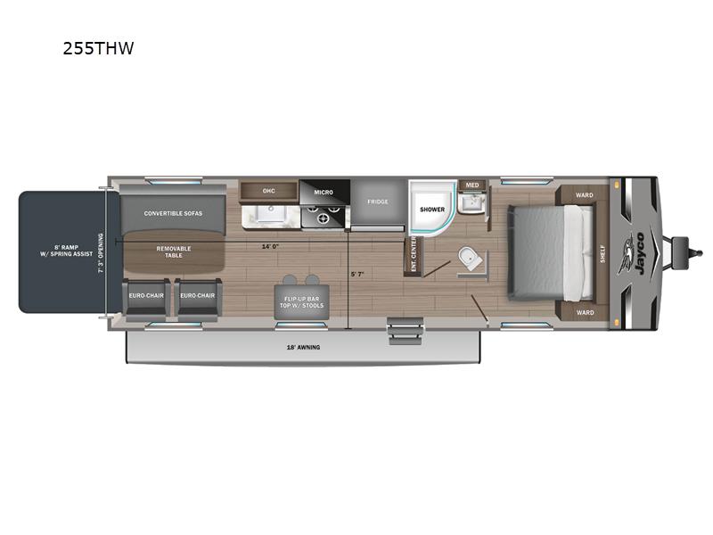 2024 Jayco Jay Flight 255THW TRAVEL TRAILER