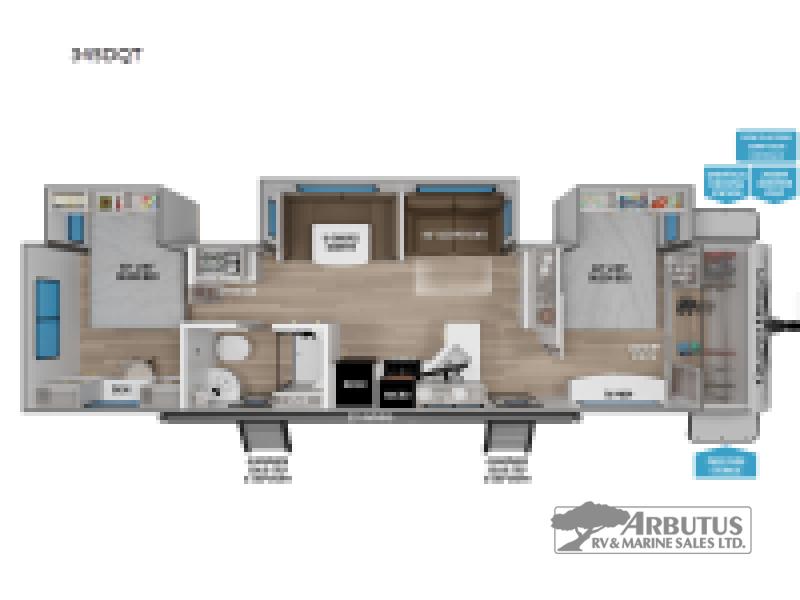 2027 Grand Design Transcend 345DQT TRAVEL TRAILER